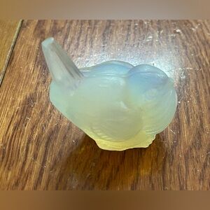 Vintage Sabino Opalescent Art Glass Sparrow Bird Figurine France